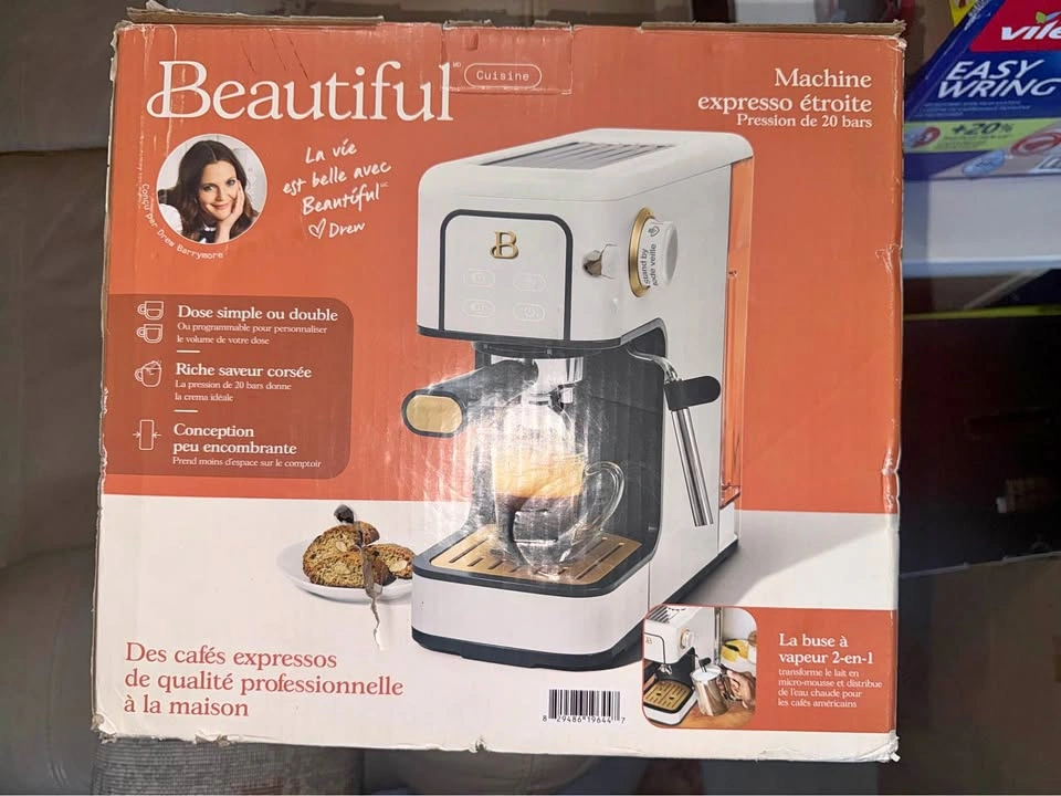 Beautiful by Dr Drew Espresso Machine (Brand New)