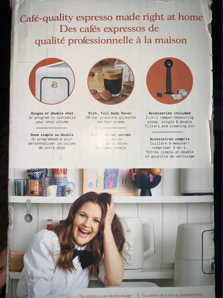 Beautiful by Dr Drew Espresso Machine (Brand New) - photo 2