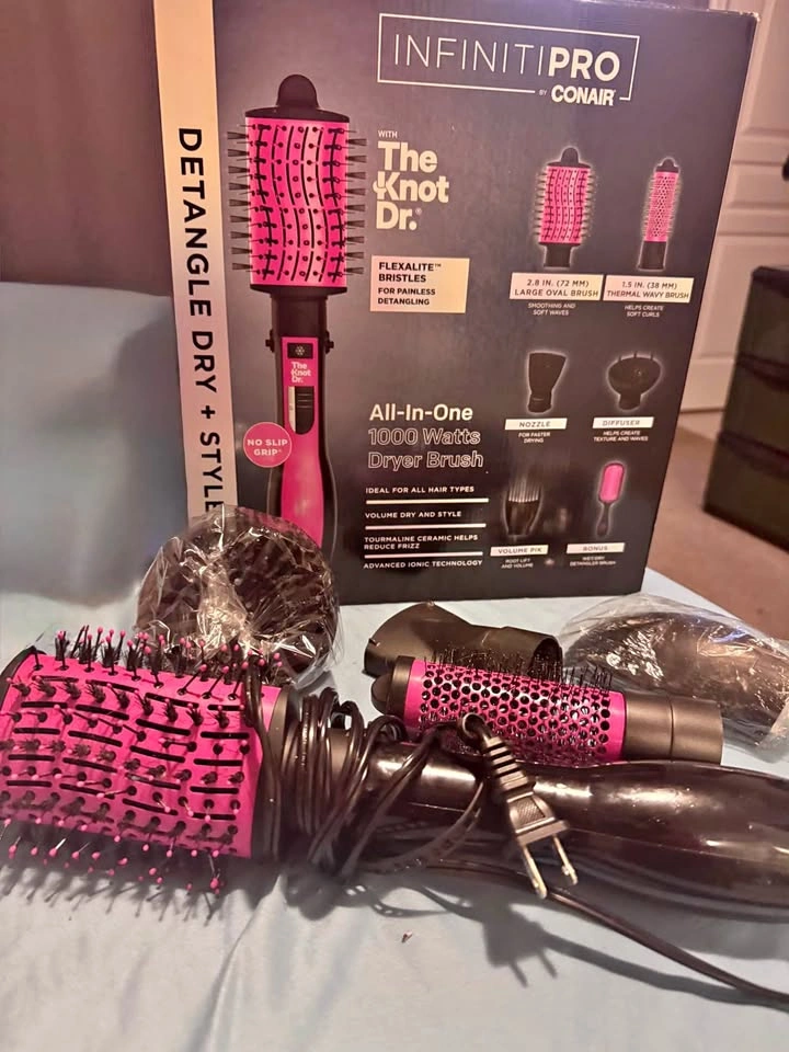 InfinitiPRO by Conair – 1000W Hot Air Brush – $40