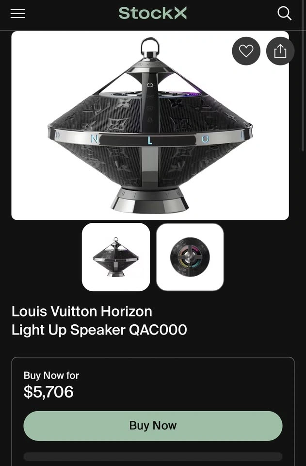 Louis Vuitton Horizon Light Up Speaker QAC000 – Authenticated, F - photo 5