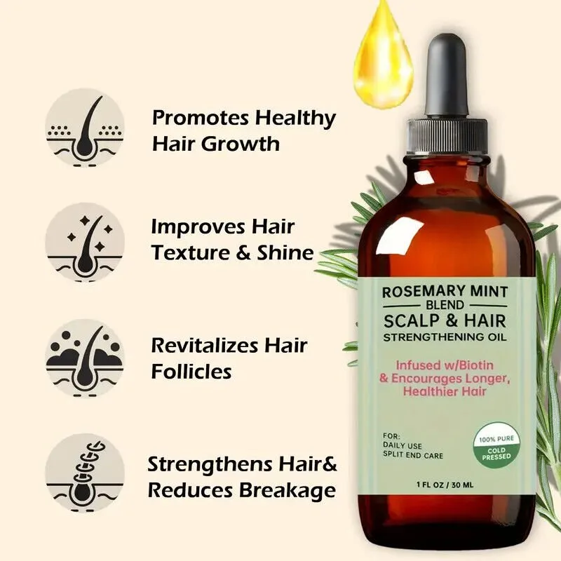 Rosemary Oil 100% Pure for Hair Growth 🧡 Buy 3, get 1 free! image indicator(2)
