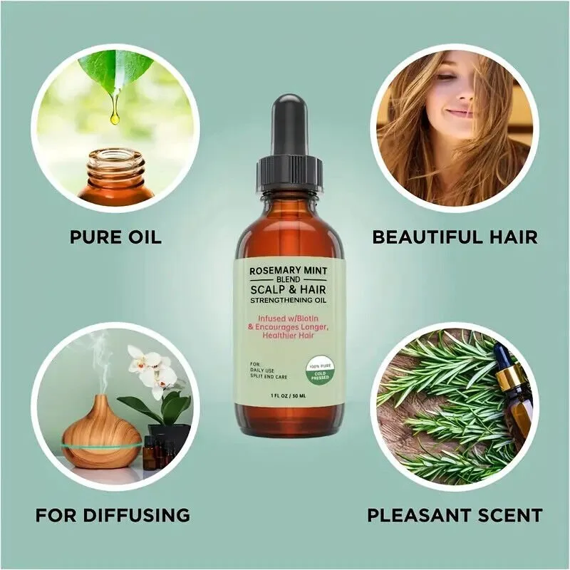 Rosemary Oil 100% Pure for Hair Growth 🧡 Buy 3, get 1 free! image indicator(6)