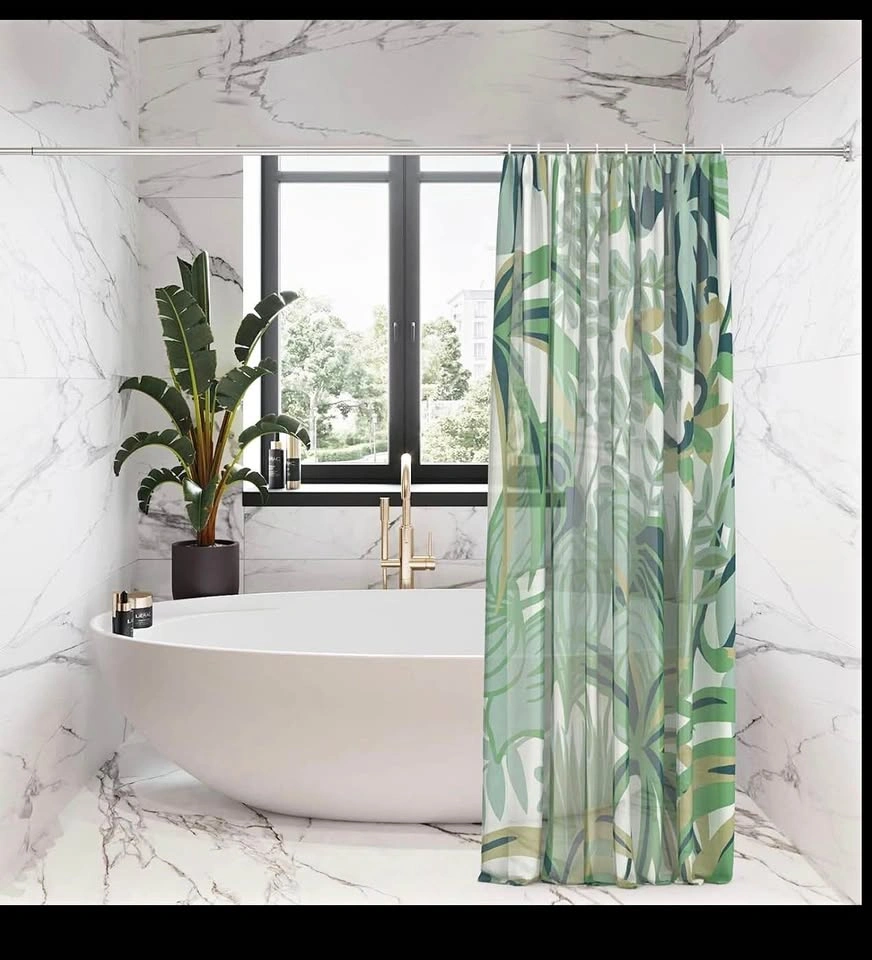 Shower curtain rod - Chrome