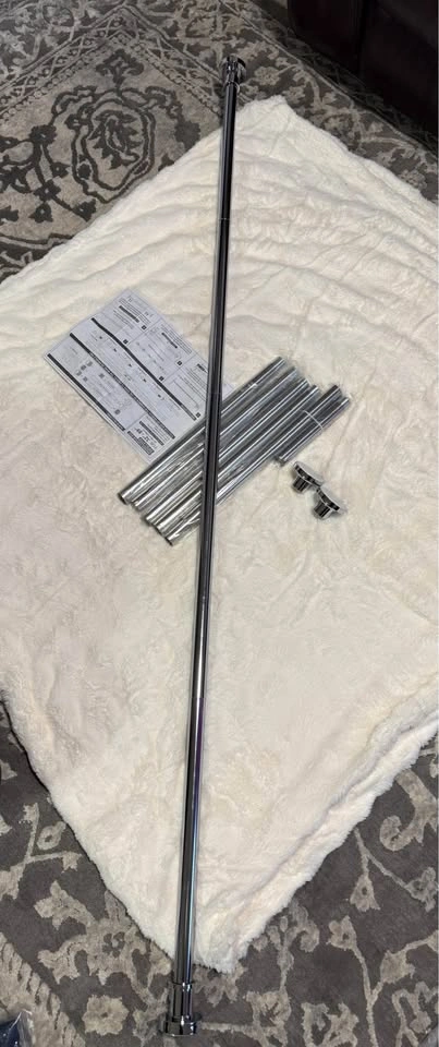 Shower curtain rod - Chrome - photo 5