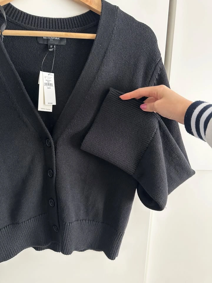 Banana Republic Black Cardigan – New with tag, Size XS - photo 4