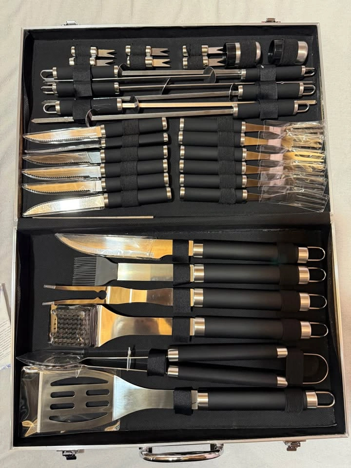 Barbecue Tools Stainless Steel with Aluminium Case 33 Pcs - photo 2