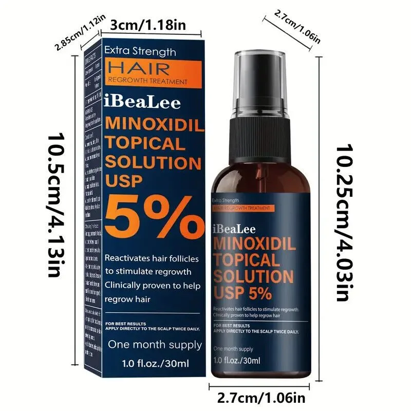 5 % Minoxidil Hair Growth Spray CLINICALLY PROVEN 🧡Buy3,G1free!! image indicator(4)