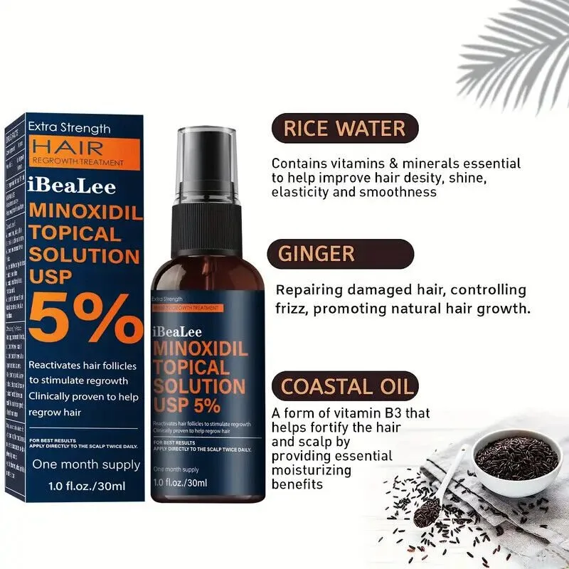 5 % Minoxidil Hair Growth Spray CLINICALLY PROVEN 🧡Buy3,G1free!! image indicator(5)