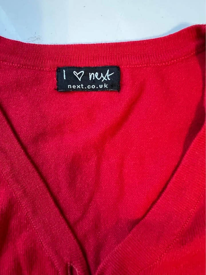 🏈 Red Cardigan - photo 2