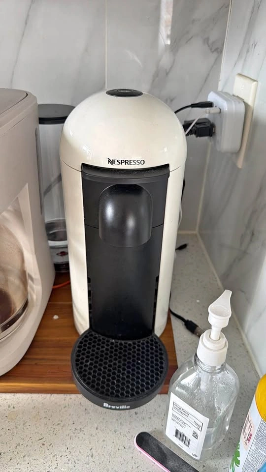 White Nespresso Vertuo Machine