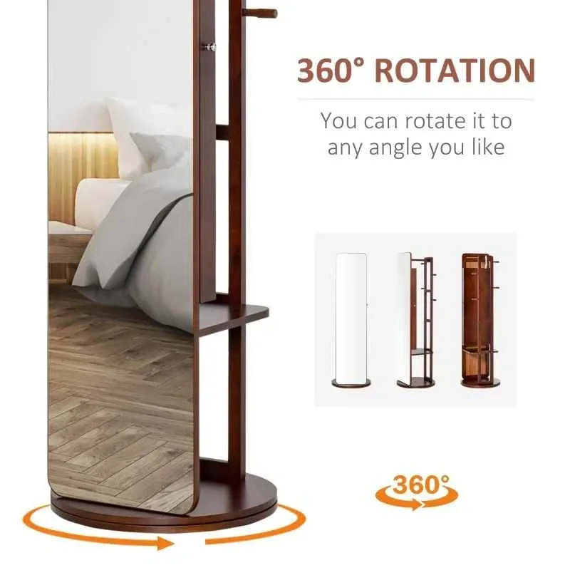 AOSOM Full-Length Mirror with Jewelry Cabinet - photo 5