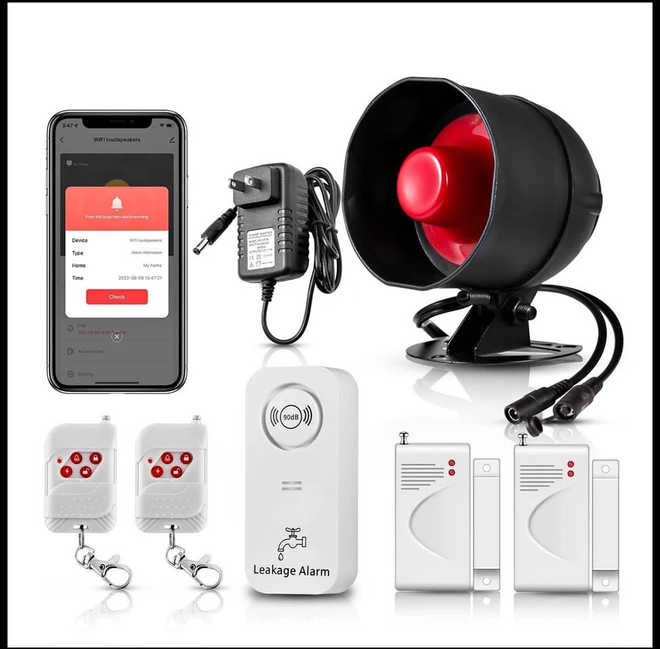 Home Security System 7-Piece Kit with App Notification