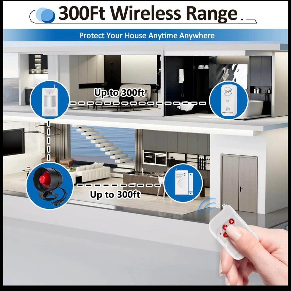 Home Security System 7-Piece Kit with App Notification - photo 3