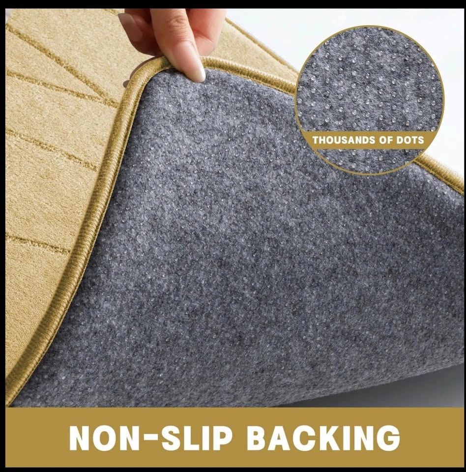Bath Rug Memory Foam Set 4 Piece, Ultra Absorbent - New - photo 4
