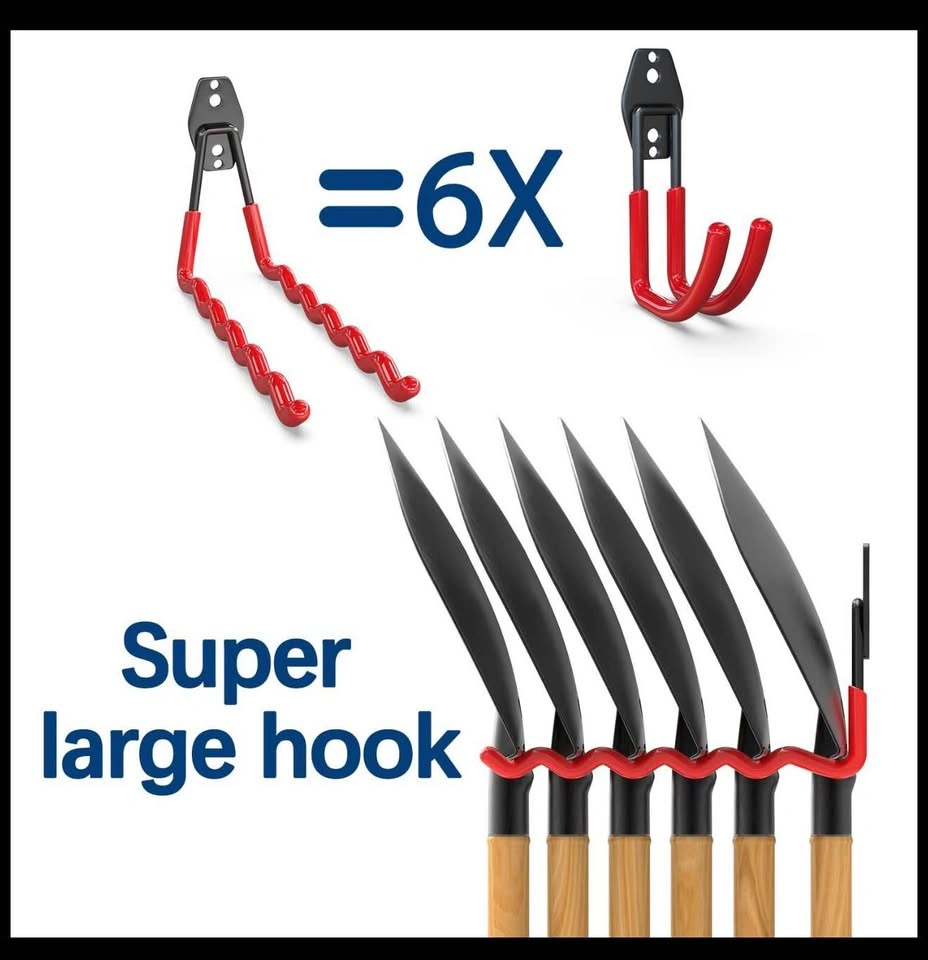 14PC Heavy Duty Garage Wall Hooks and Tool Hangers - photo 4