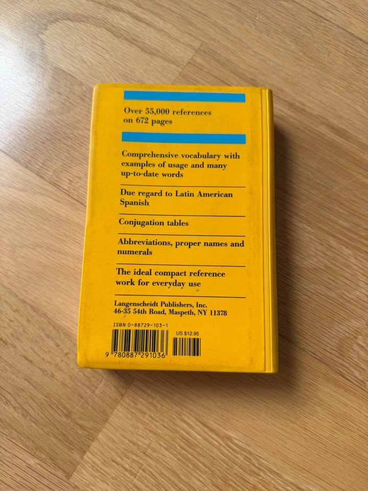 Langenscheidt Dictionary English-Spanish - photo 2