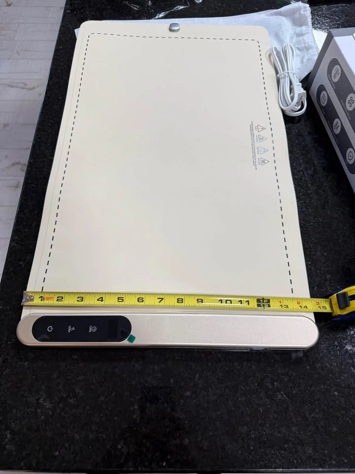Electric Warming Tray, Portable Rollable Silicone Food Warmer - photo 5