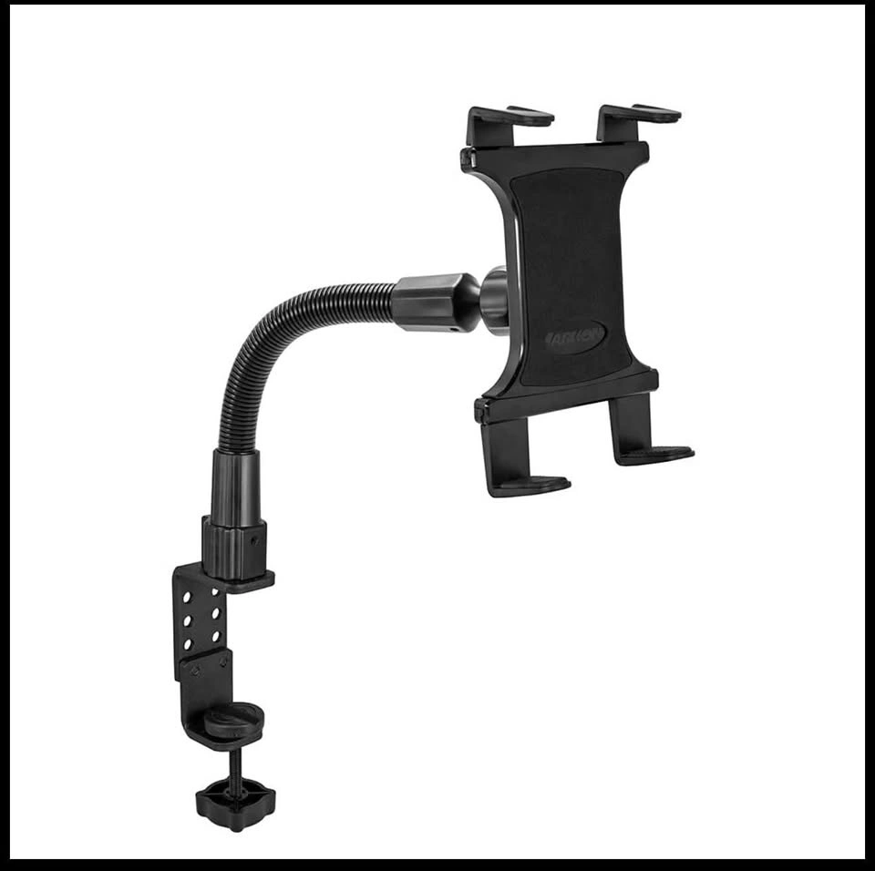 Arkon Heavy Duty Tablet Clamp Mount with 12 inch Neck
