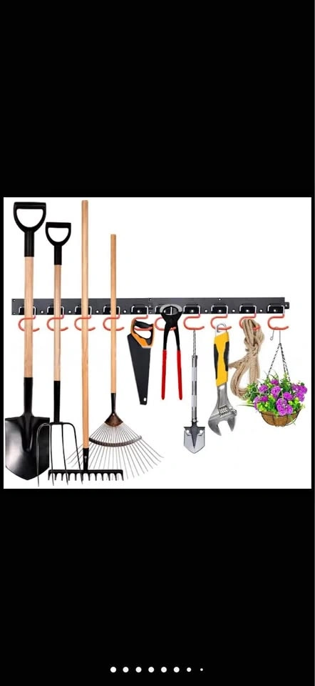 48'' All Metal Adjustable Garage Tool Organizer Wall Mount