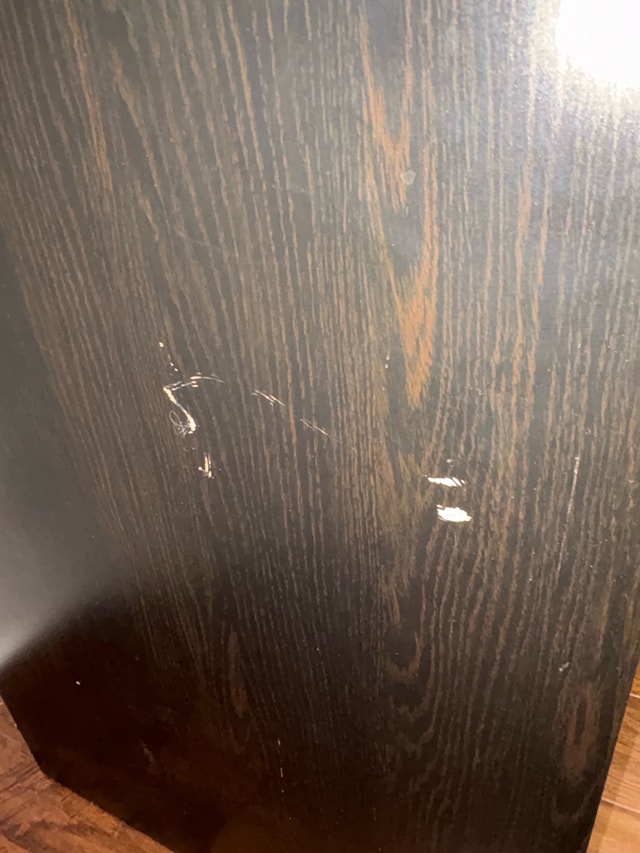 Black IKEA Desk with Storage - photo 5