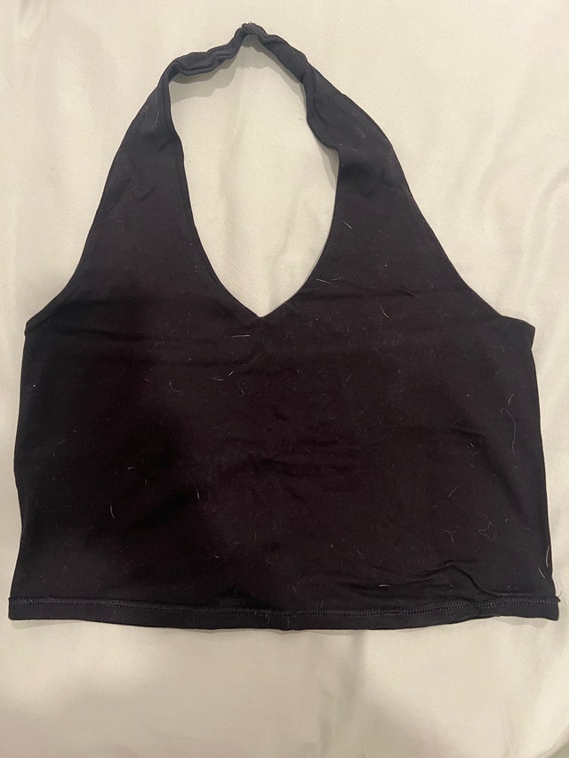 Black Halter Top