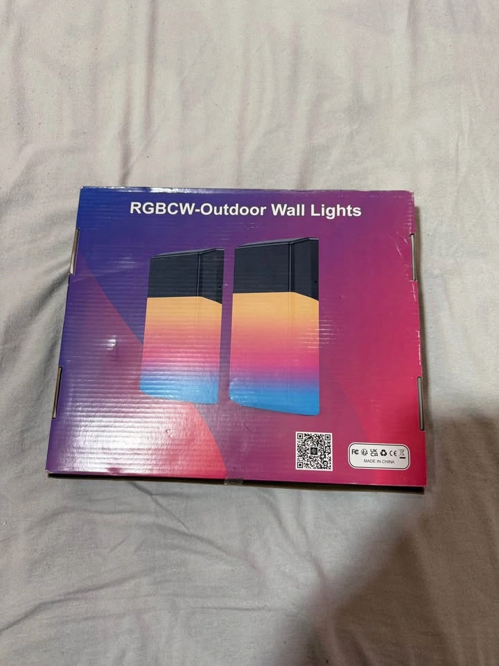1500LM Smart RGBCW Outdoor Wall Sconces - 2 Pack - photo 4