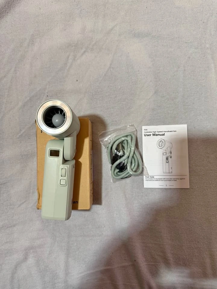 Portable Handheld Fan with 100 Speeds and Digital Display