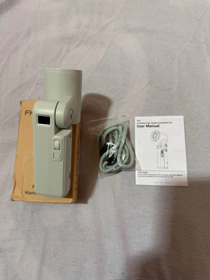 Portable Handheld Fan with 100 Speeds and Digital Display - photo 2