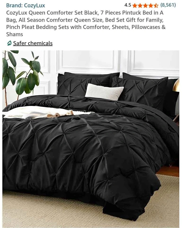 Queen comforter set / sheet
