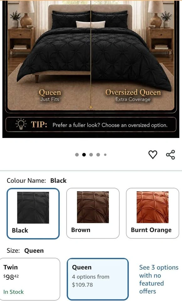 Queen comforter set / sheet - photo 5