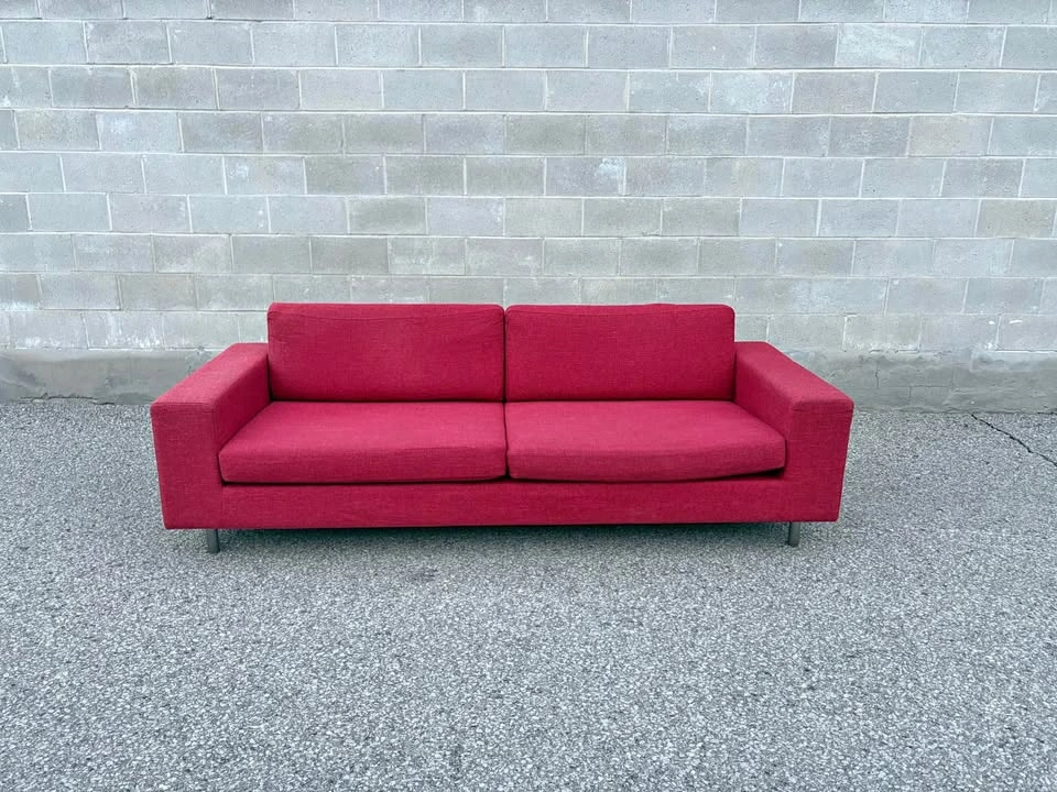 Red Large Love Seat - Delivery Available