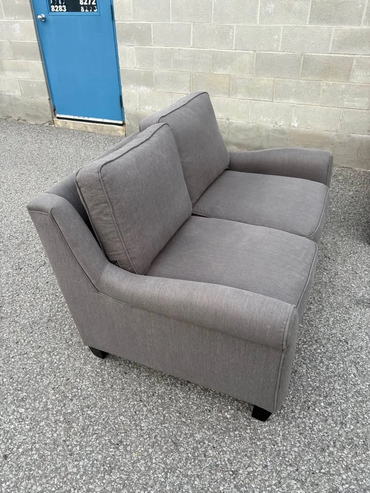Stylus Grey 2 Piece Couch Set - Delivery Available - photo 4