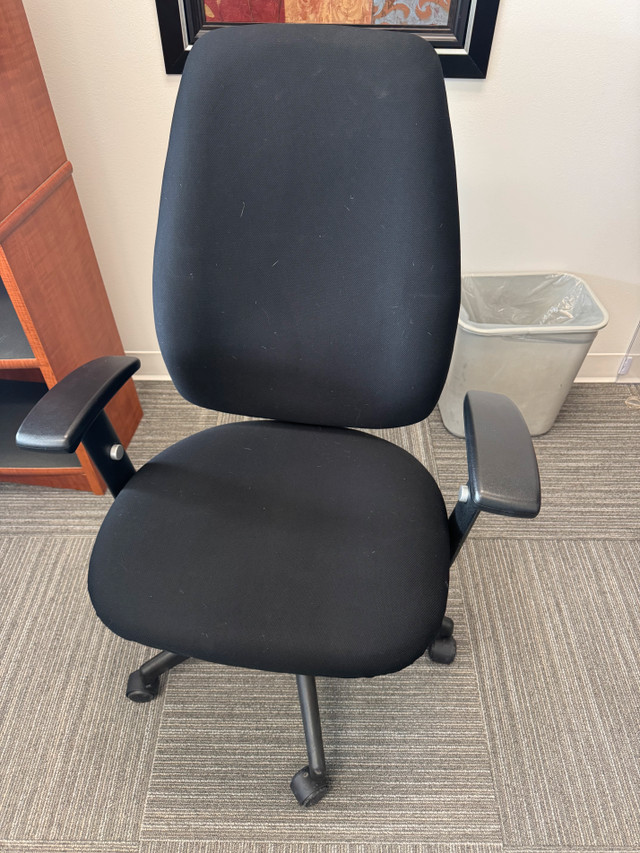 Classic Black Adjustable Desk Chair
