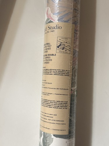 Vintage J. Chesterfield Studio Floral Wallpaper - photo 3