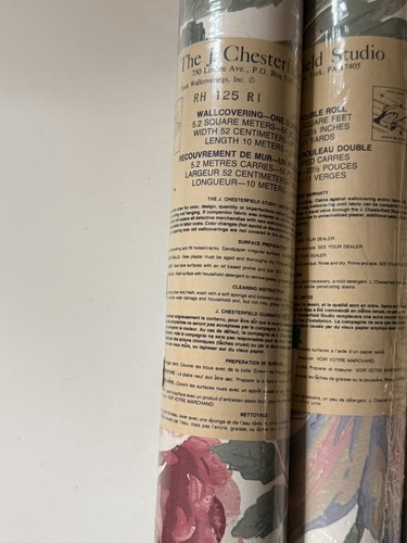 Vintage J. Chesterfield Studio Floral Wallpaper - photo 4