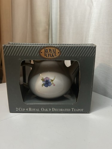 Vintage Royal Oak Sadler Decorated Tea Pot In Box - photo 2