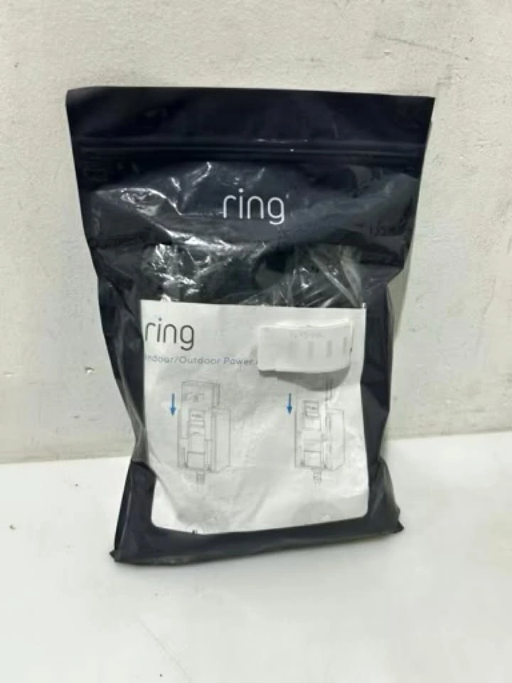 Ring Stick Up Cam Power Adapter – Indoor/Outdoor, Black (New)