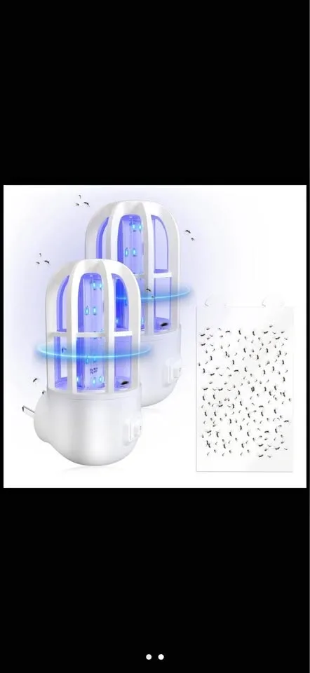 Fly Trapper Indoor, 360 Degree Improved LED Light (pack of 2)