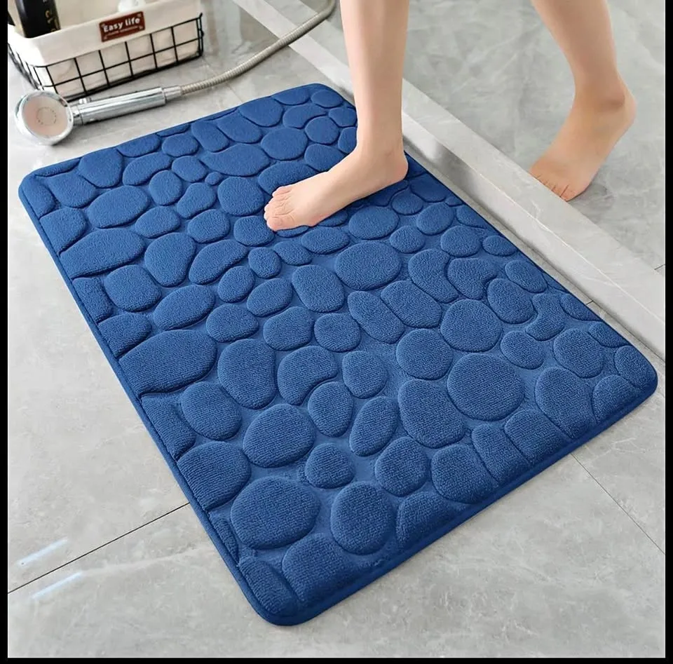 YIHOUSE Memory Foam Bath Rug 20x47, Cobblestone, New