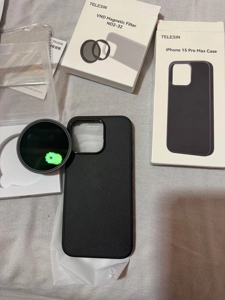TELESIN 58mm Magnetic ND Filter & Case for iPhone 15 Pro Max - photo 2
