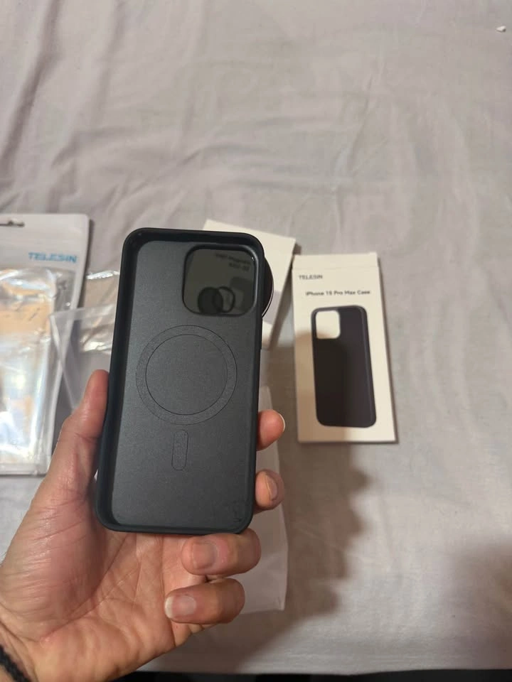 TELESIN 58mm Magnetic ND Filter & Case for iPhone 15 Pro Max - photo 4