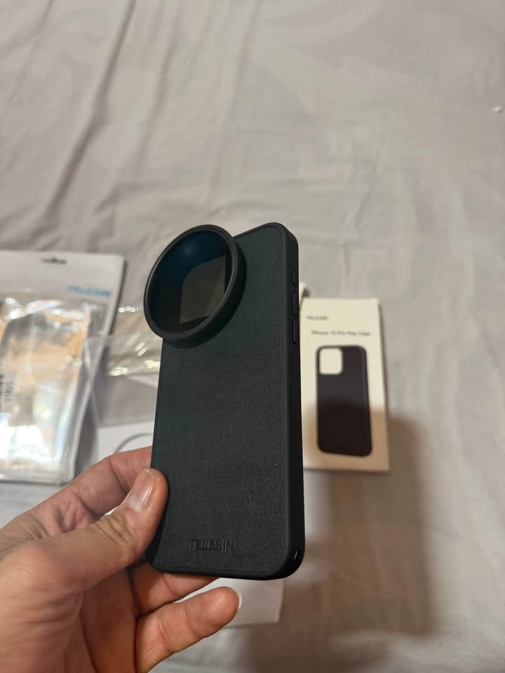 TELESIN 58mm Magnetic ND Filter & Case for iPhone 15 Pro Max - photo 5