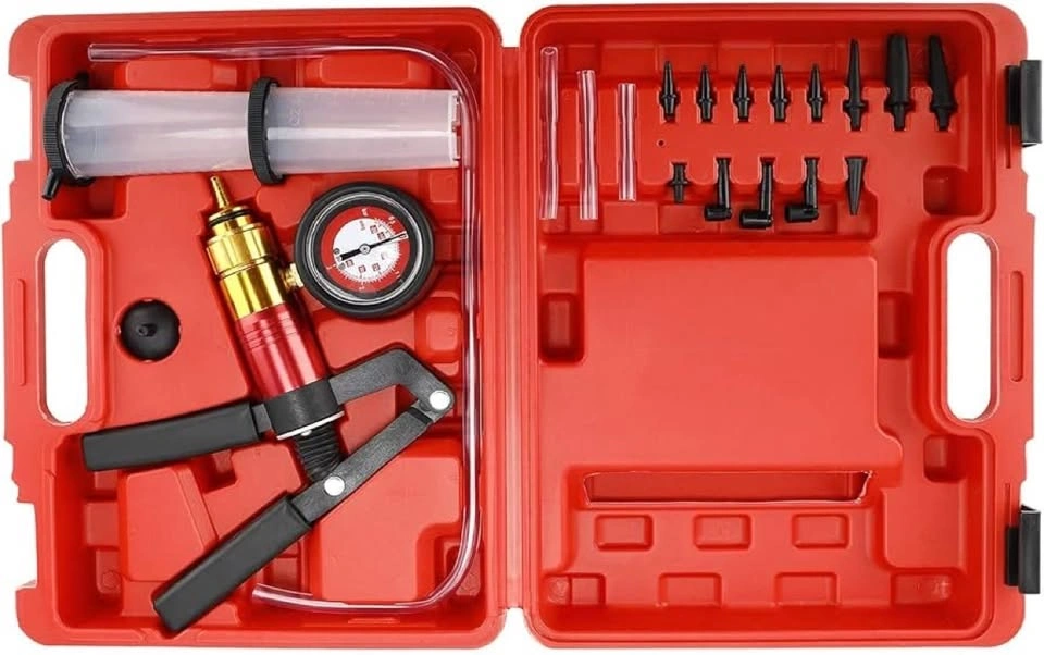 21-Pc Vacuum Pump & Brake Bleeder Kit – 8MILELAKE (New) - photo 3
