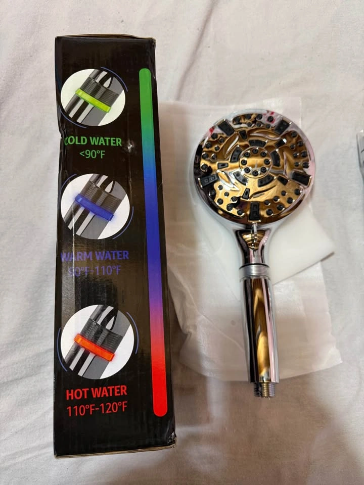 Shower Head with LED Handheld 8-Stage Filtration - photo 3