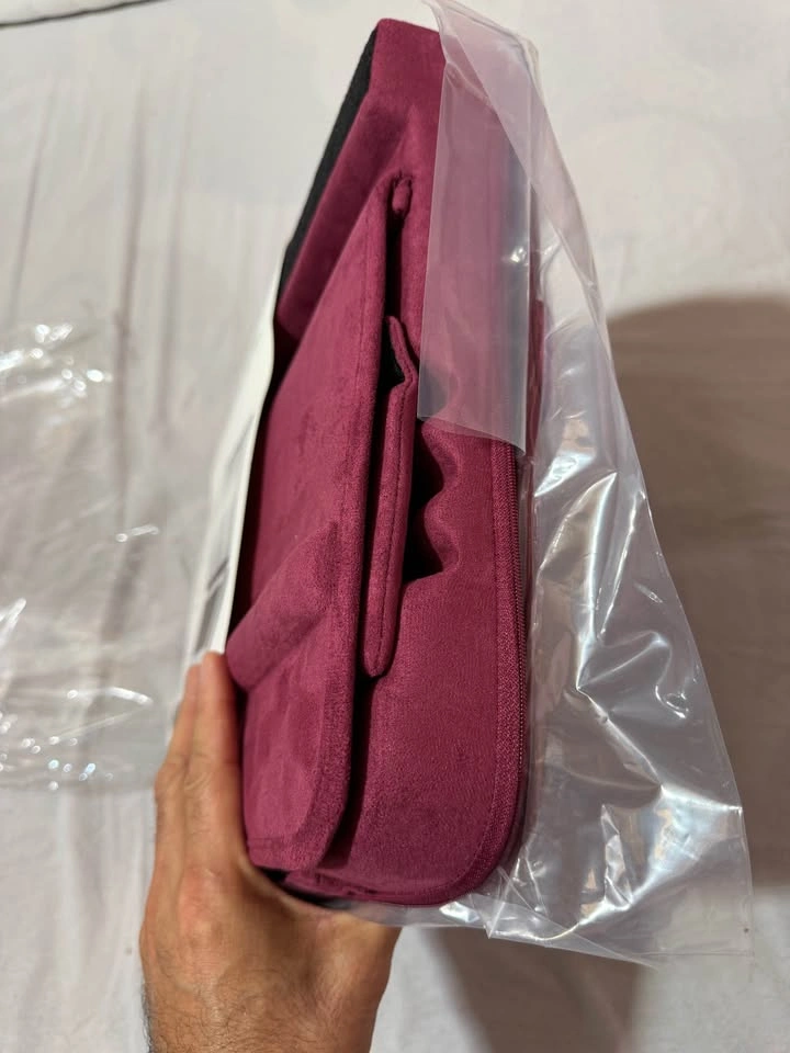 Laptop Lap Desk with Cushion, Adjustable with Storage - photo 4