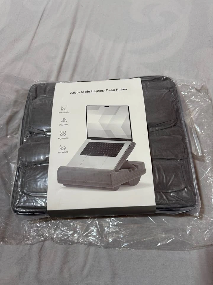 Laptop Lap Desk with Cushion and Storage - New - photo 2
