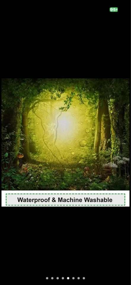 New Enchanted Forest Shower Curtain 72x72 inch - photo 5