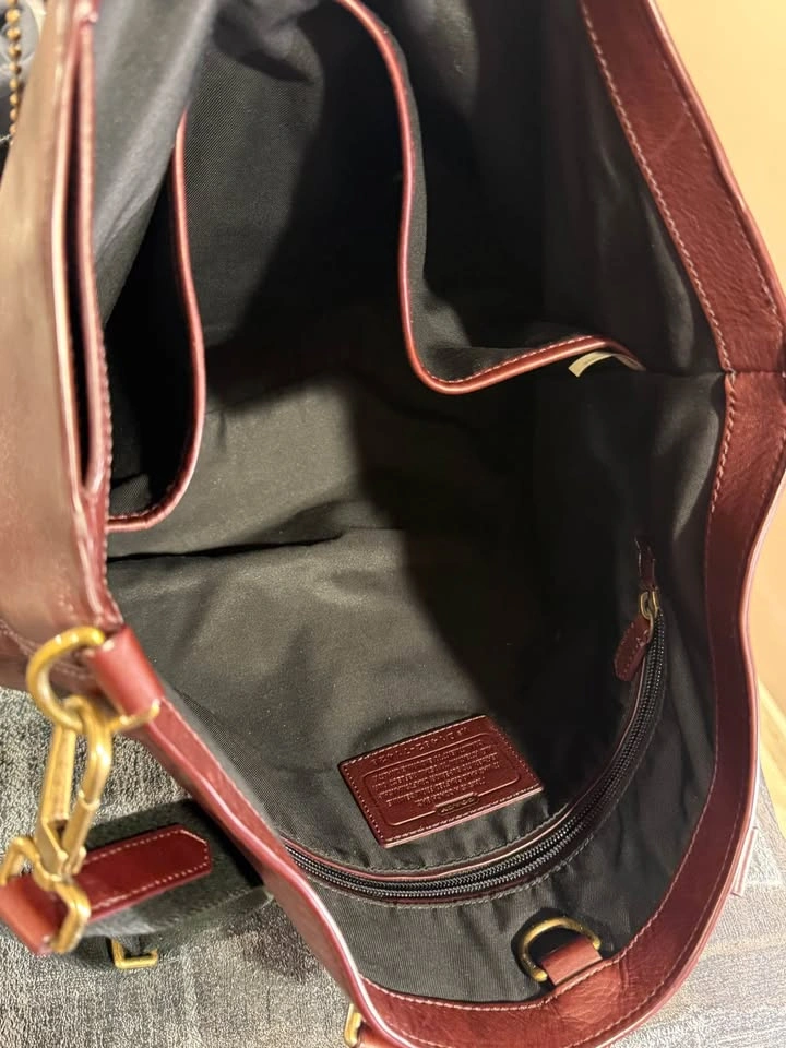 Coach Colorblock Bleecker Center Stripe Leather Tote Bag - photo 3