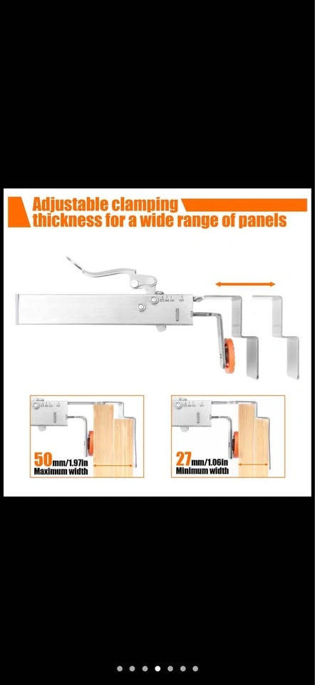 Adjustable Drawer Fixing Clamp, 2 Pack, Stainless Steel - photo 5
