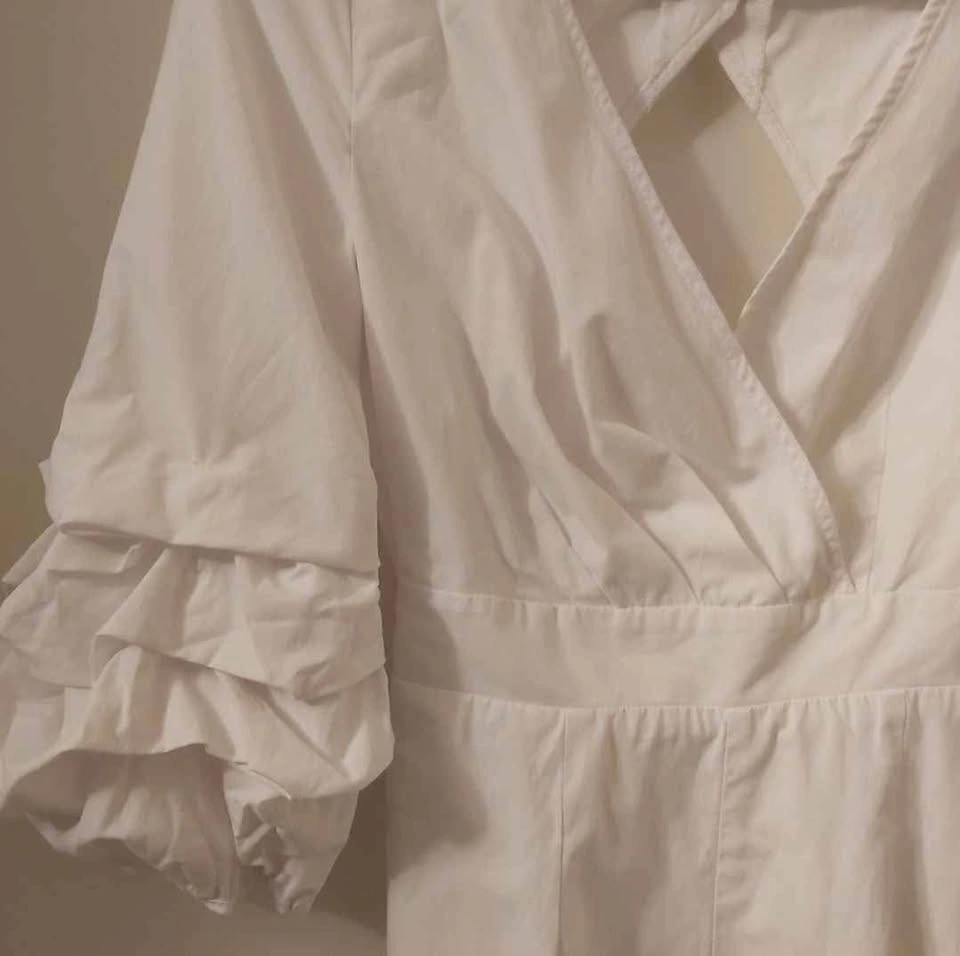ASOS beautiful white romper with ruffles, size 4 - photo 2